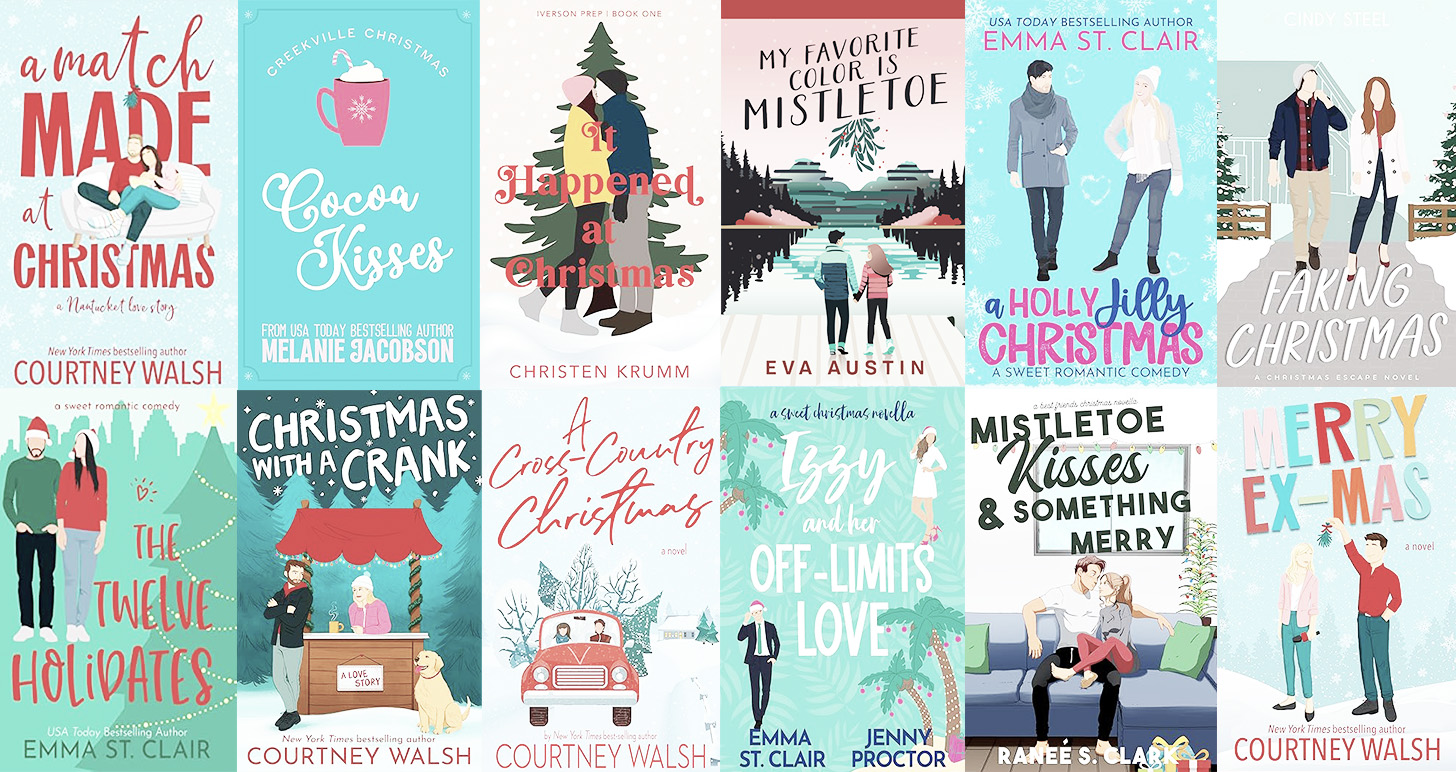 clean christmas rom com books